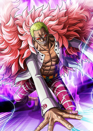 Donquixote Doflamingo Heavenly Yaksha One Piece Poster