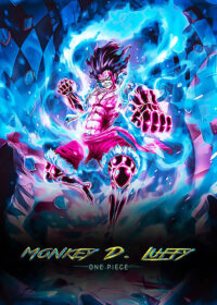 Monkey D Luffy Gear 4 Snakeman One Piece Poster