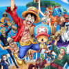 One Piece Straw Hat Crew Booze Celebration Poster