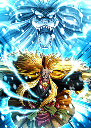 Shiki The Golden Lion One Piece Poster