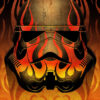 Star wars Stormtrooper Flames Poster