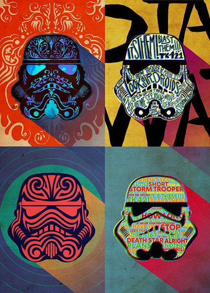 Star wars Stormtrooper Ink Squad Poster