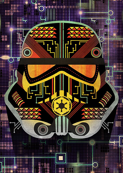 Star wars Stormtrooper Motherboard Poster