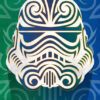 Star Wars Stormtrooper Tribal Poster