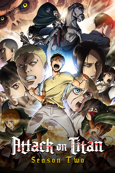 Attack On Titan Monster Charge Poster