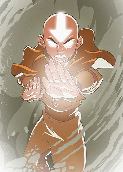 Avatar The Last Airbender Retro Poster