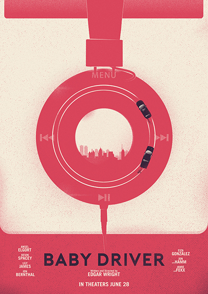 Baby Driver Minimalistic Poster