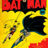 Batman And Robin Flying Comic Poster