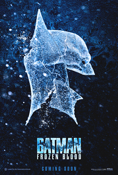 Batman Frozen Blood Poster