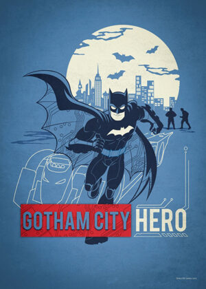 Batman Gotham City Hero Poster