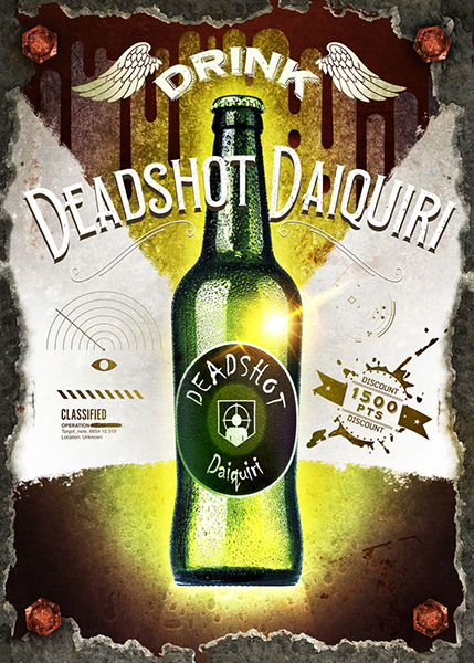 Deadshot Daiquiri Drink Poster