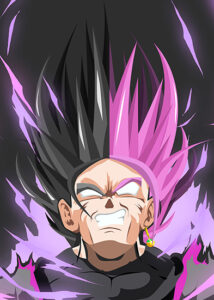 Dragon Ball Goku Black Saiyan X Super Saiyan Poster