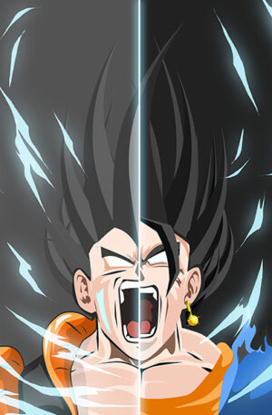 Dragon Ball Goku Majin Power Up Poster