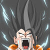 Dragon Ball Goku Power Up Art Poster