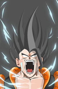 Dragon Ball Goku Power Up Art Poster