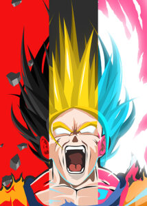 Dragon Ball Goku Power Up Poster