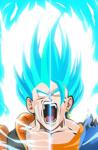 Dragon Ball Goku Super Saiyan Blue Poster