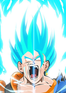 Dragon Ball Goku Super Saiyan Blue Poster