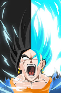 Dragon Ball Goku X Blue Art Poster