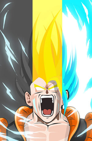 Dragon Ball Majin Goku Power Up Poster