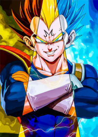 Dragon Ball Z Super Saiyan Vegeta Poster