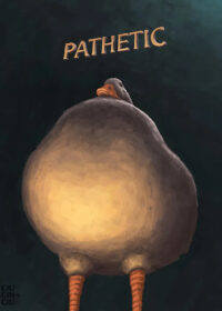 Funny Judgmental Pathetic Duck Poster