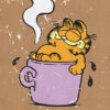 Garfield Coffee Bath Poster