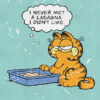 Garfield Time To Eat Lasagna Poster