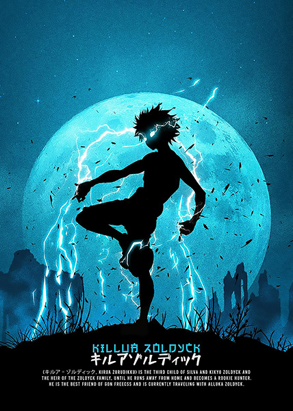 Godspeed Killua Zoldyck Poster