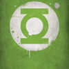 Green Lantern Minimal Logo Poster