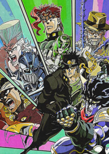 Jojo Bizarre Adventure Retro Poster