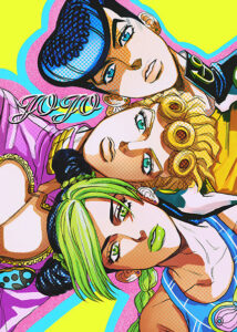 Jojo's Bizarre Adventure Pop Art Poster