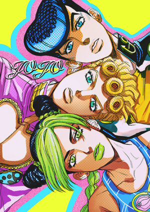 Jojo's Bizarre Adventure Pop Art Poster