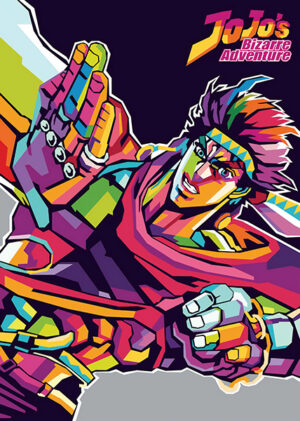 Jonathan Joestar Popart Jojo's Bizarre Adventure Poster