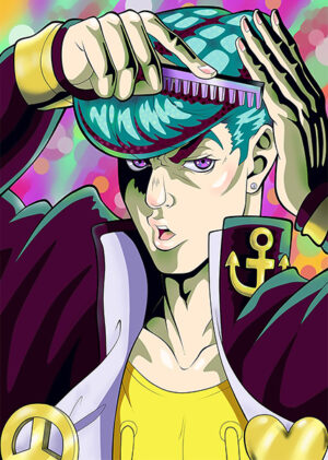 Josuke Pop Art Jojo's Bizarre Adventure Poster