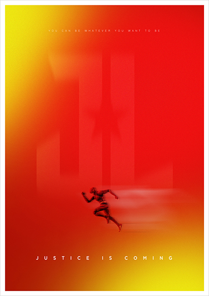 Justice League Character The Flash Poster