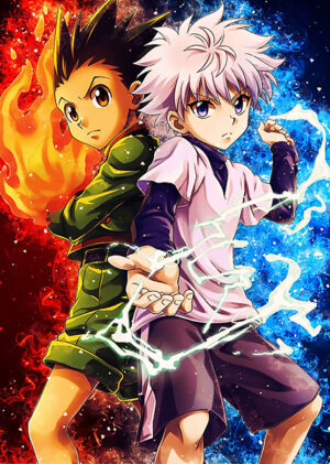 Killua X Gon Combo Hxh Poster