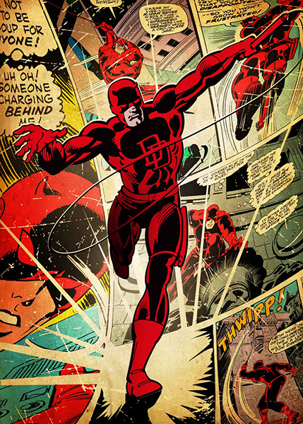 Marvel Daredevil Comic Poster