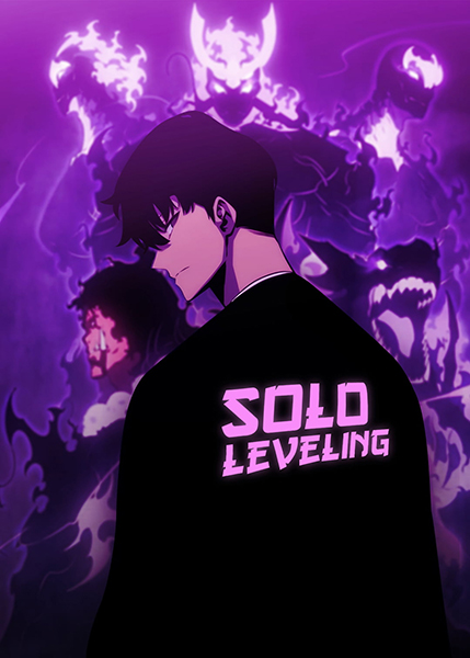 Neon Solo Leveling Poster