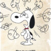 Peanuts Angry Snoopy Quote Poster