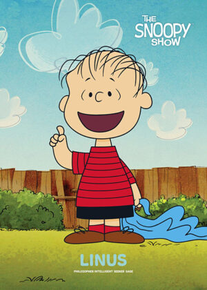 Peanuts Linus Snoopy Show Poster