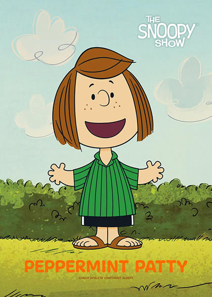 Peanuts Patty Snoopy Show Poster