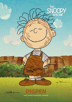 Peanuts Pigpen Snoopy Show Poster