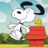 Peanuts Snoopy Jump Poster