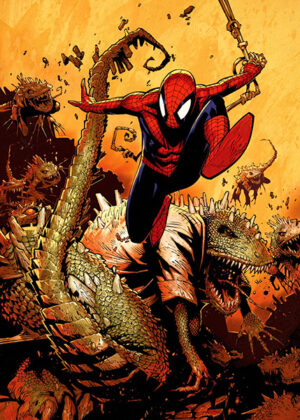 Spider Man Against All Comic Poster