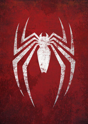 Spider Man Minimalist Basic Logo Poster