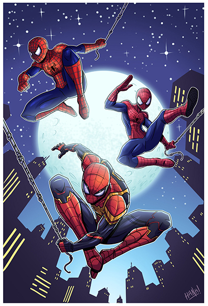 Chibi Spiderman Poster