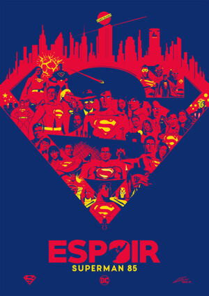 Superman 85 Years Anniversary Poster