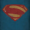 Superman Minimal Logo Poster