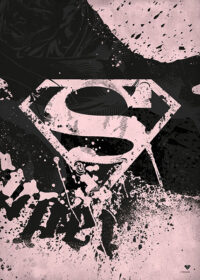 Superman Tattooed Poster